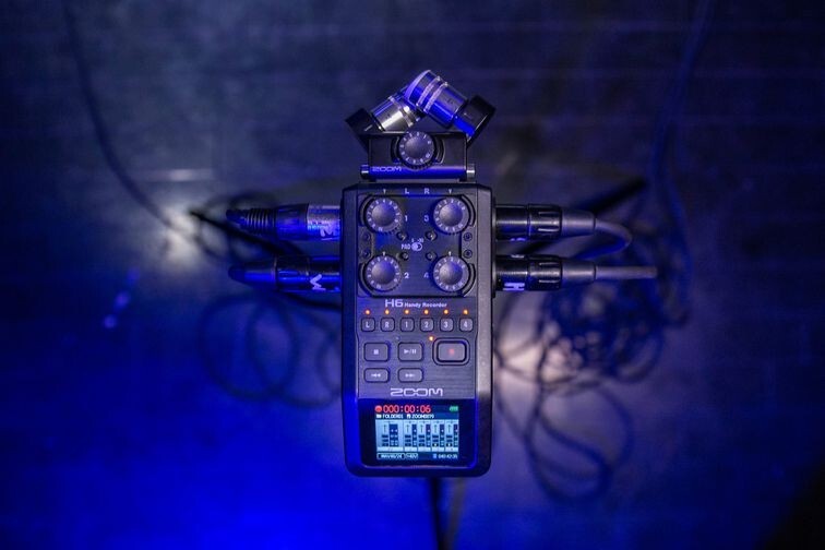 Zoom H6 All Black 6-track Portable Recorder for sale online
