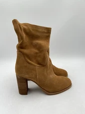 Diba True Teak Tree Pull On Round Toe  Womens Brown Casual Boots Size 9