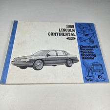 1988 Lincoln Continental Electrical Wiring Service Shop Manual