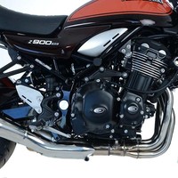 Rechter Motordeckel (Anlasser) R&G Racing Schwarz Kawasaki Z900RS