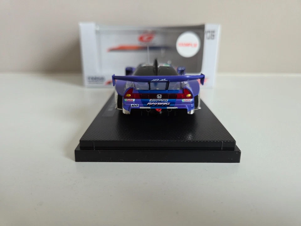 Ebbro 1/43 Raybrig Honda NSX Hosokawa/Philippe - #100 Super GT 2006 - 43802 - Immagine 4 di 4