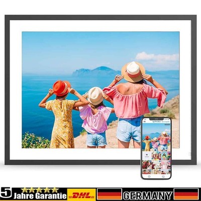 Frameo 10,1 Zoll WiFi Digitaler Bilderrahmen, 1280x800 HD IPS  Touchscreen 32GB