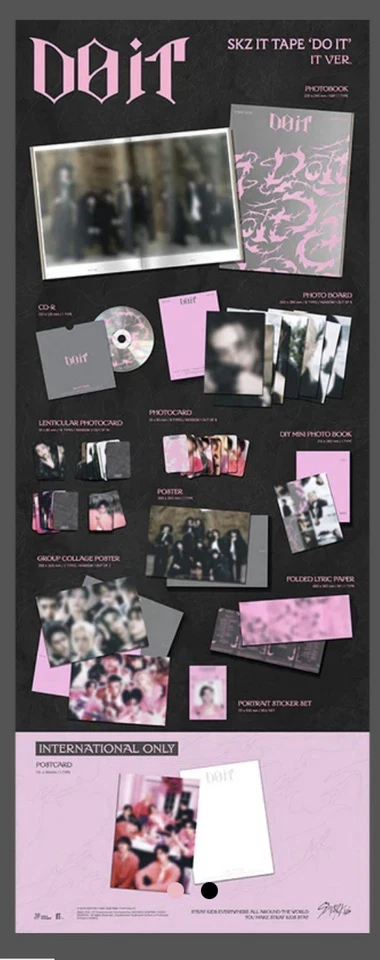 STRAY KIDS SKZ IT TAPE DO IT SIGNED ('IT VER.') PRESALE BRAND NEW Free Shipping