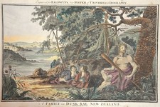 Rodzina w Zatoce Zmierzch, Nowa Zelandia.