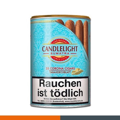 5 x Candlelight Corona Cigar Sumatra 25er Zigarren