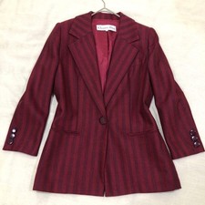 Christian Dior Tailored Jacket Vintage Striped M Size 90s FashionUnderarms repai