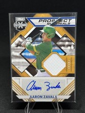 2021 Panini Elite Extra Edition - Prospect Materials Signatures Aaron Zavala