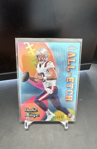 Drake Maye #CAE-DM 2024 Topps Chrome All-Etch card