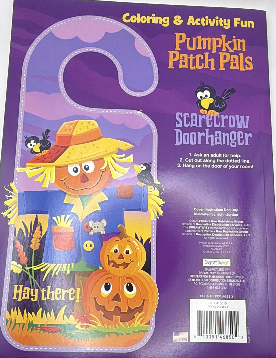 Printers Row Halloween Pumpkin Patch Pals Coloring & Activity Book PB ...