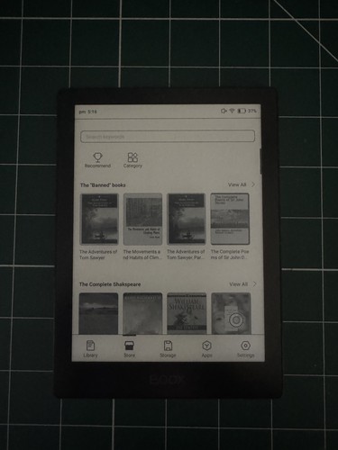 ONYX BOOX Poke5 32GB, Wi-Fi, 6" - Black E-reader