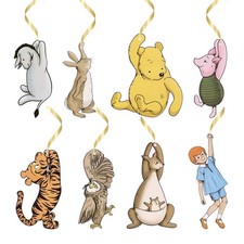 Winnie Baby Shower Decorations 16Pcs Swirl Hanging Decorations for Baby Showe...