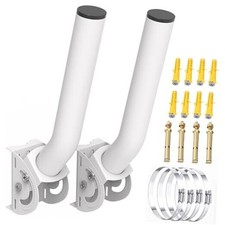 Universal Wireless Bridge Mount, 2pcs 11" J Pole Wall-Mounted Mounting