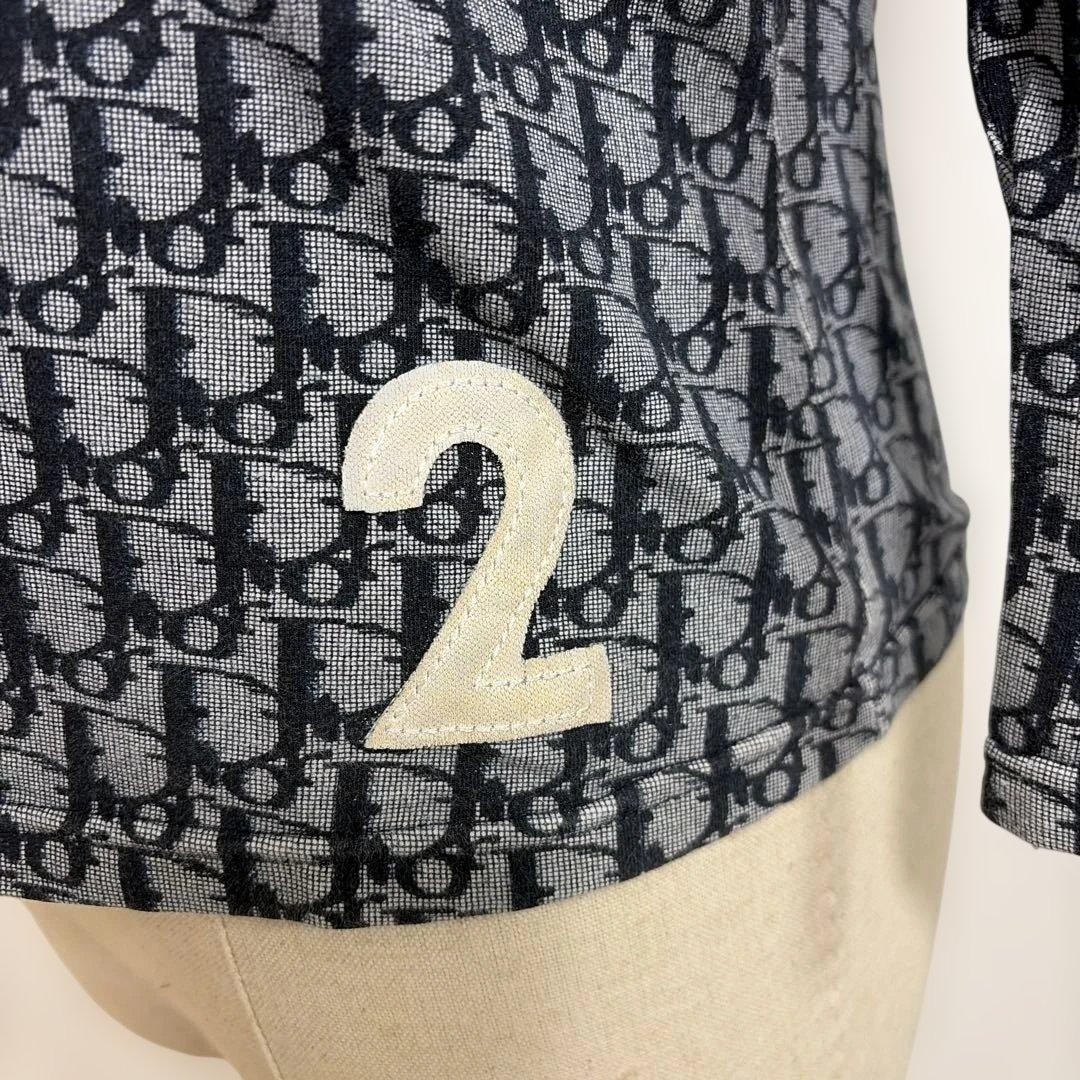 Christian Dior by John Galliano Trotter Monogram Long Sleeve Top