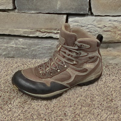 ASOLO Reston WP Men's Hiking Boots 8.5 Brown/Dark Brown Waterproof Hike Trail