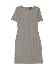 J. CREW Womens T-Shirt Dress US 00 2XS Grey Cotton BJ07