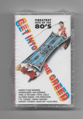 Get Into The 80's greatest hits cassette new