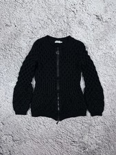 Moncler Maglione Tricot Alla Coreana Heavy Cable Knit Cardigan Sweater