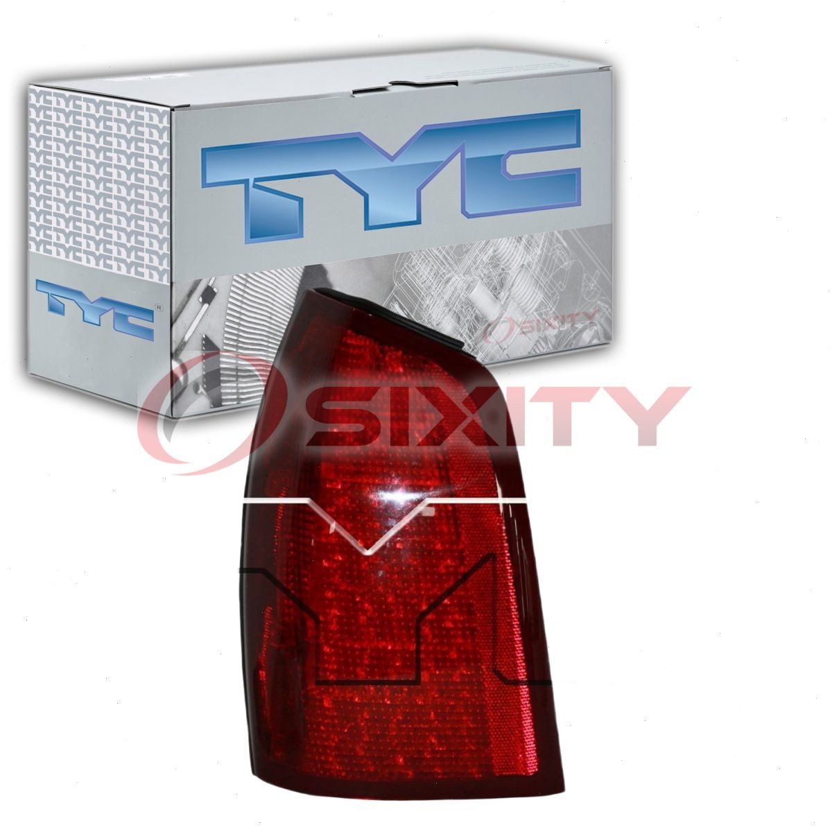 TYC Left Tail Light Lens for 2000-2005 Cadillac DeVille Electrical Lighting mj