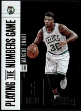 2017-18 Panini Contenders #21 Marcus Smart Playing the Numbers Game E1