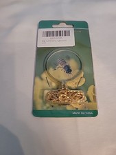 5X Magnifying Glass Lens on Necklace Chain Magnifier Monocle 42mm New