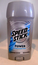 Speed Stick Power Antiperspirant Deodorant for Men, Unscented - 3 Ounce