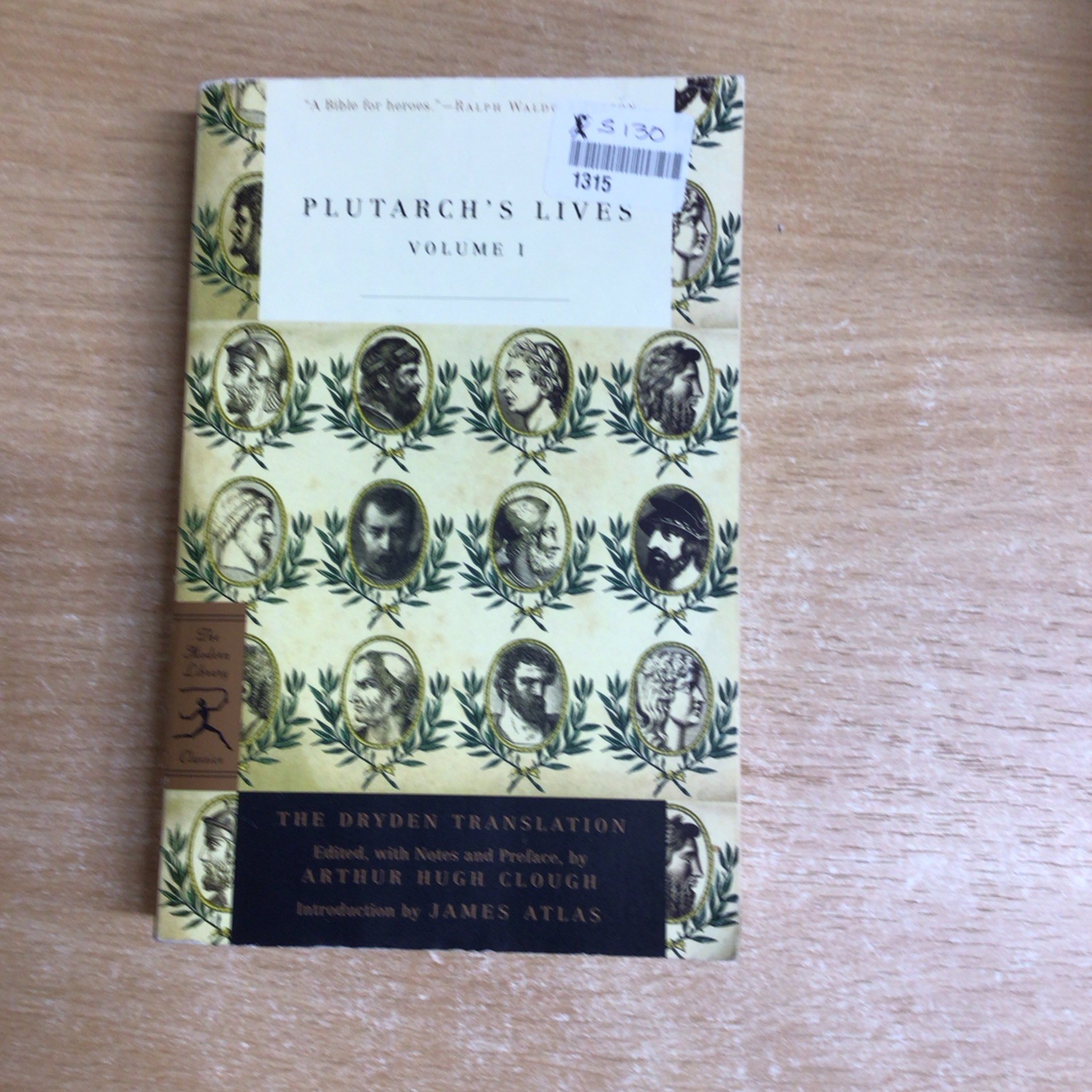 Plutarch's Lives, Volume 1: The Dryden Translation by Plutarch