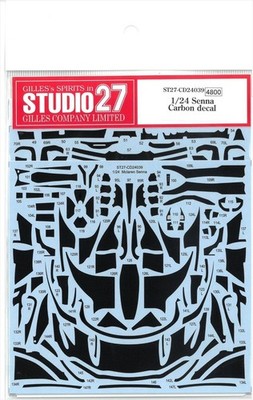 STUDIO 27 1/24 McLaren Senna Carbon Aufkleber für TAMIYA CD24039
