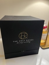 Preserved Eternal Real Rose Flower Gift Box With Jewelry Box Best Wishes