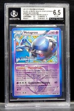 Pokemon Metagross Prerelease Holo Deutsch BW75 Promo PSA BGS 6,5 EX-MT +