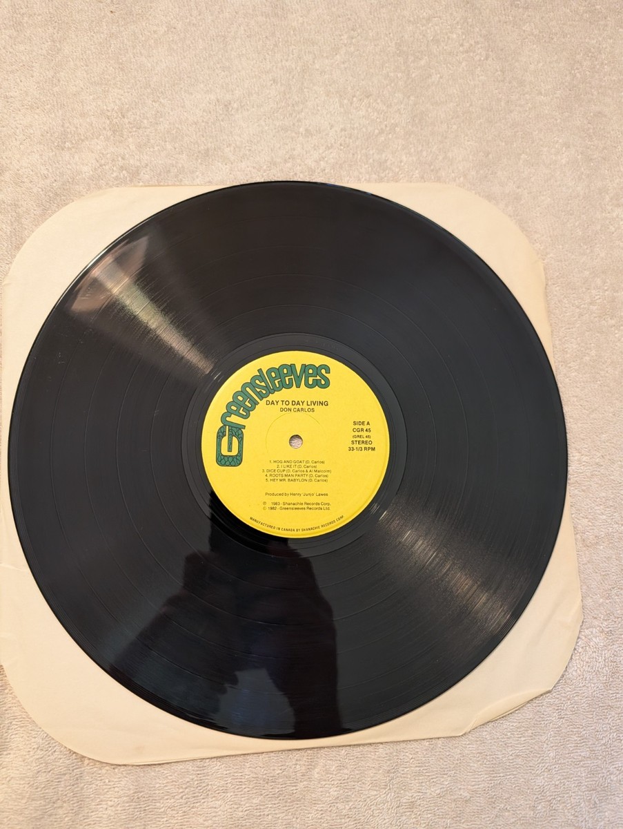 Don Carlos Day to Day Living LP Original Greensleeves CGR 45