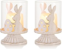 Teelichthalter Ostern Deko KerzenstäNder Vintage Hase Osterei Tischdeko Geschenk
