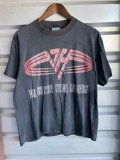 Vintage 90s Van Halen Unlawful Carnal Knowledge 1991 Sun Faded Brockum Med 21x24