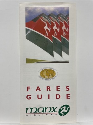 Manx Airlines Fares Guide (1997)