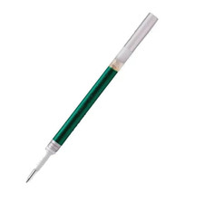10 X Pentel LR10 Roller Refill for EnerGel Gel Pen 1.0mm Metal Tip Green Ink