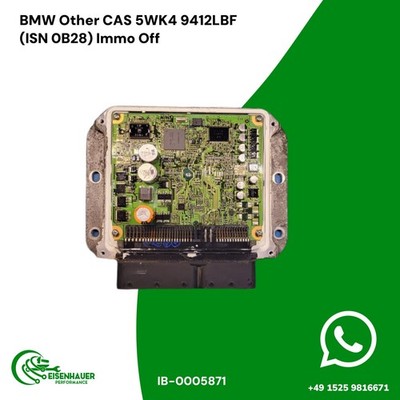 BMW Other CAS 5WK4 9412LBF (ISN 0B28) Immo Off