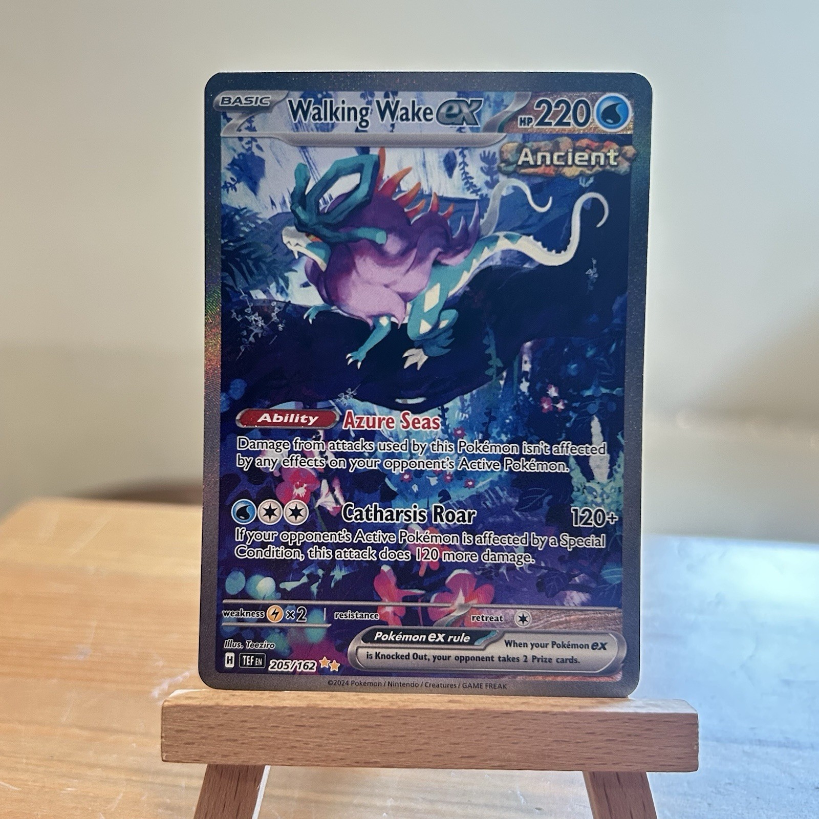 Walking Wake ex 2024 Scarlet & Violet: Temporal Forces #205/162 Special  Illustration Rare Price Guide - Sports Card Investor