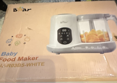 Bear Multi-Function Baby Food Maker Machine, Model/MPN SJJ-R03B5-WHITE