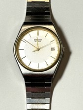 Orologio Vintage Seiko Quarzo Modello 6432-7019 Acciaio Inox Fondo/Base Lunetta Metallo
