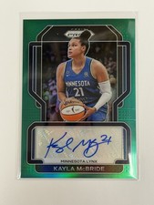 2022 Prizm WNBA Kayla McBride Auto Green Minnesota Lynx