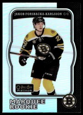 2017-18 O-Pee-Chee Platinum Retro Rainbow Jakob Forsbacka-Karlsson Rookie Boston