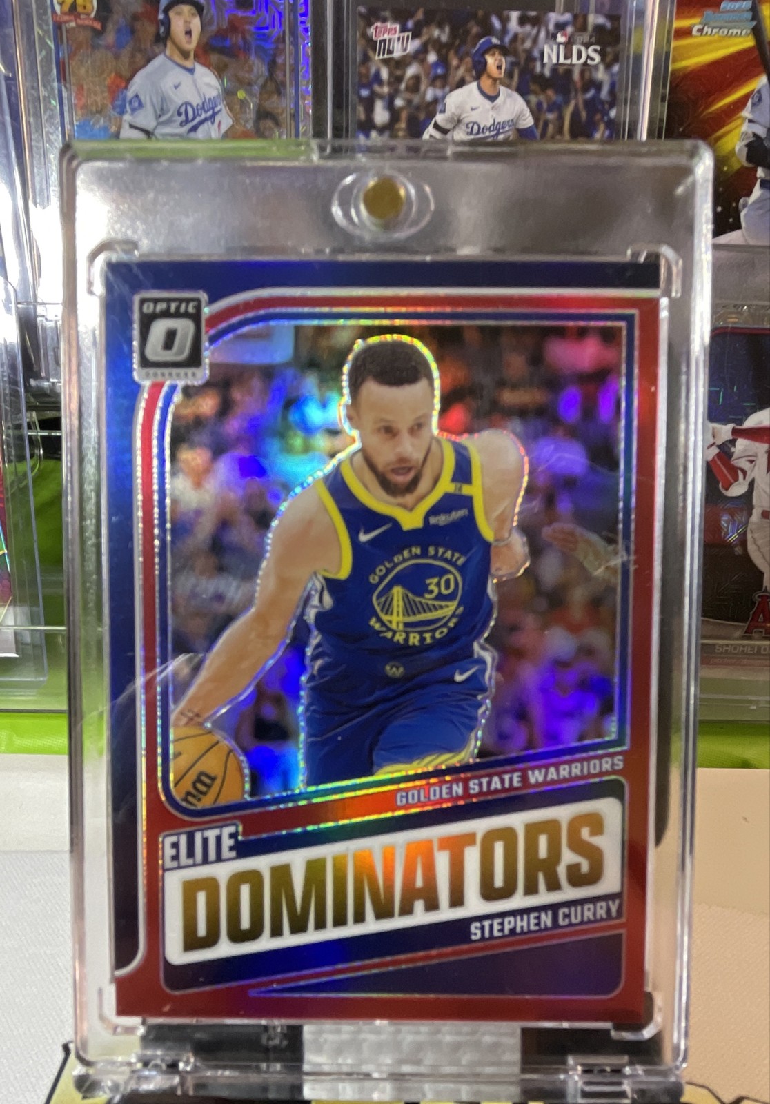 2024-25 Panini Donruss Optic - Elite Dominators Stephen Curry #4 Red Prizm /99