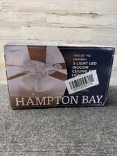 Hampton Bay 3-Light LED Indoor Ceiling Fan Light Kit White 1005 027 902