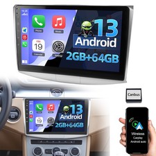 64GB Android 13 Autoradio GPS Navi Wifi für VW Passat B7 CC Magotan 2010-2015