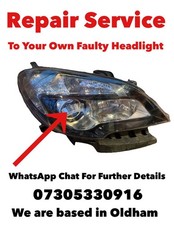 VAUXHALL MOKKA SE MK1 2012 to 2016 Front Xenon Headlight Repair Service