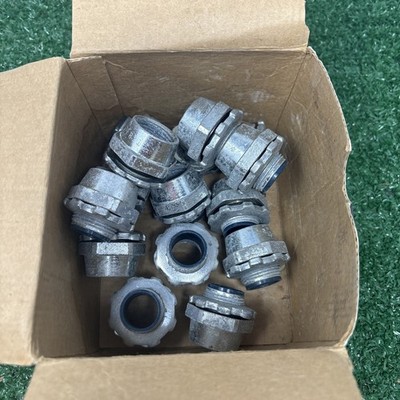 Lot Of 15 T & B  371  3/4'' Insulated Bullet Conduit Steel Insulated Hub