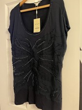 Monsoon navy top size 18, initially 45 and open to offers. New with tags