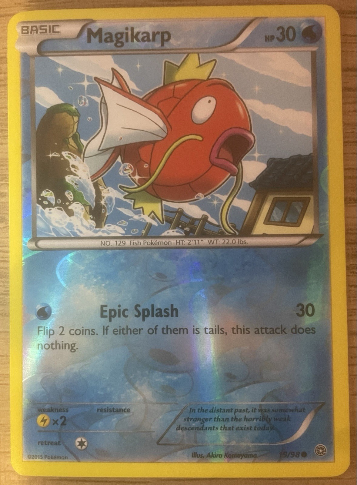 Magikarp 19/98 Reverse Holo | XY Ancient Origins | LP