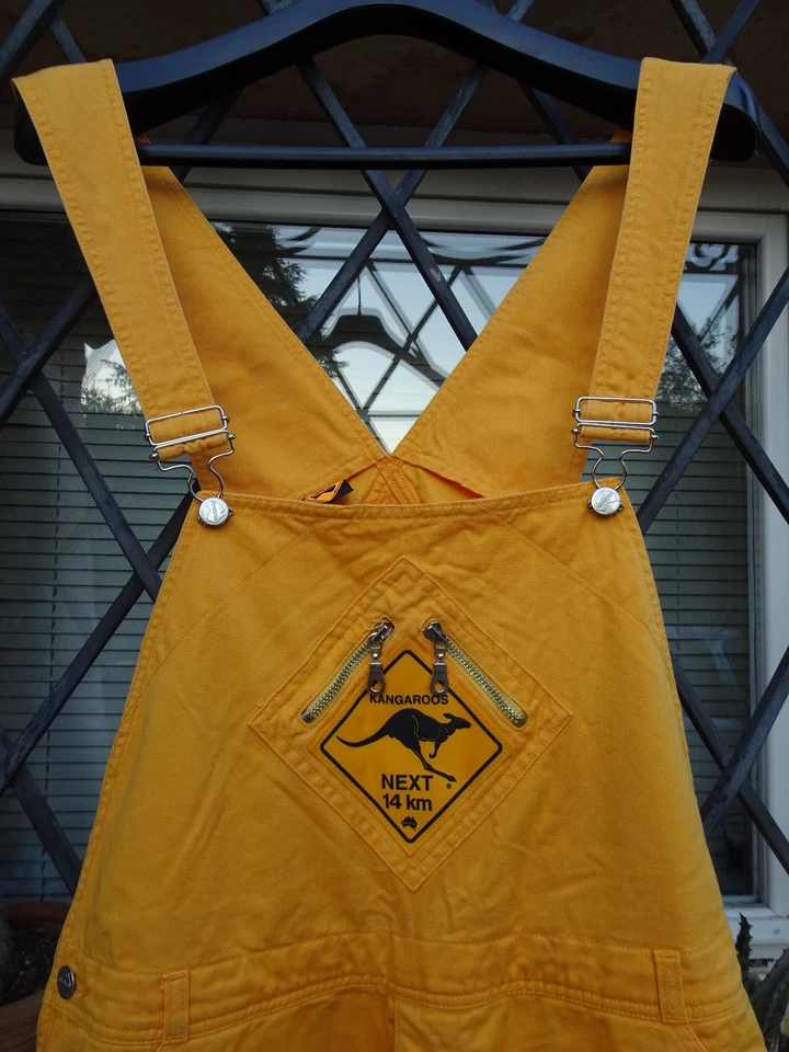 Très rare salopette vintage - Roadsign Australia - Jaune Taille XL - Neuve - Photo 3/4