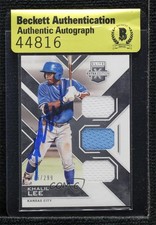 BAS 2016 Elite Extra Edition Triple Materials /299 Khalil Lee Authentic Auto 3c7