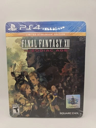 Final Fantasy XII The Zodiac Age Limited Steelbook PS4 NEW SEALED 30th Anniv